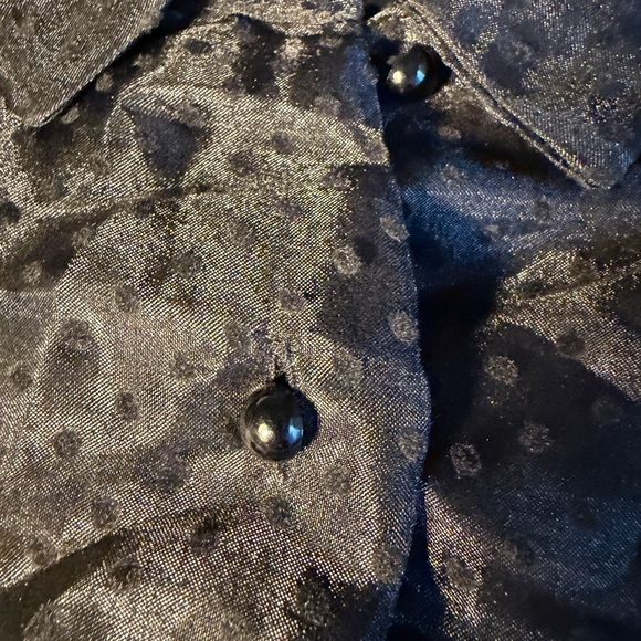 Black Polka Dot Sheer Blouse.
NWOT - Picture 4 of 8